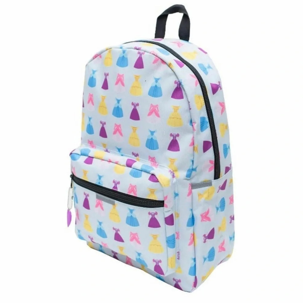 NEW Bioworld Disney Princesses Dresses Outfit All Over Print Backpack - Picture 5 of 6